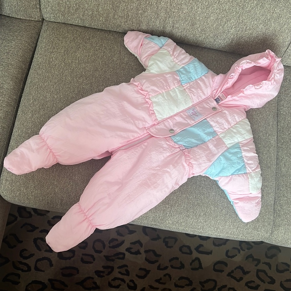RARE VINTAGE PERFECT BABY SKISUIT ONESIE
